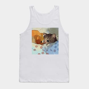 Sad Kitty Hours Tank Top